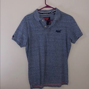 Blue Superdry Polo (classic)